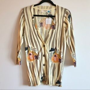 BNWT ANTHROPOLOGIE SPARROW BUTTON DOWN CARDIGAN